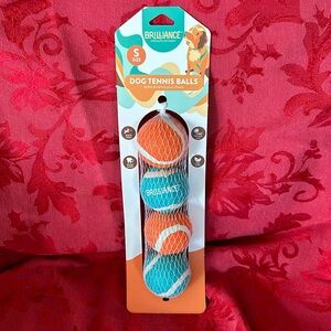 🌵3/$15 - 4 pack small non toxic dog tennis balls ( see description)